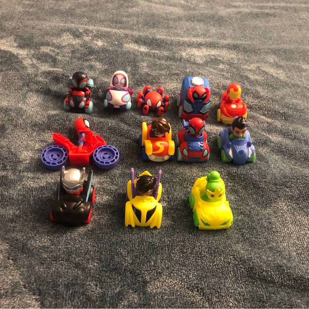 Spider and friends car pack